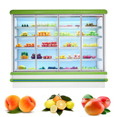 China Gemüse-Multideck-Anzeigen-Kühlschrank fournisseur