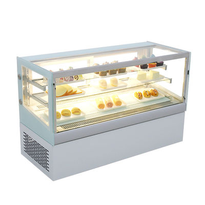 Kuchen-Tischplatte-Anzeigen-Kühler der Glasschiebetür-130L
