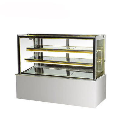 Handels-Flachglas 290L Countertop-Anzeigen-Kühler